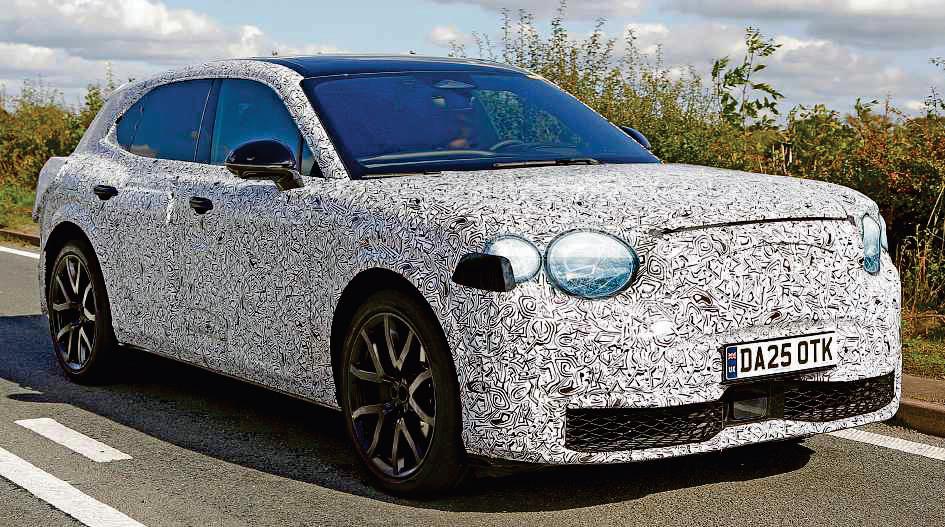Bentley's all-electric 'Urban SUV' caught out in the open